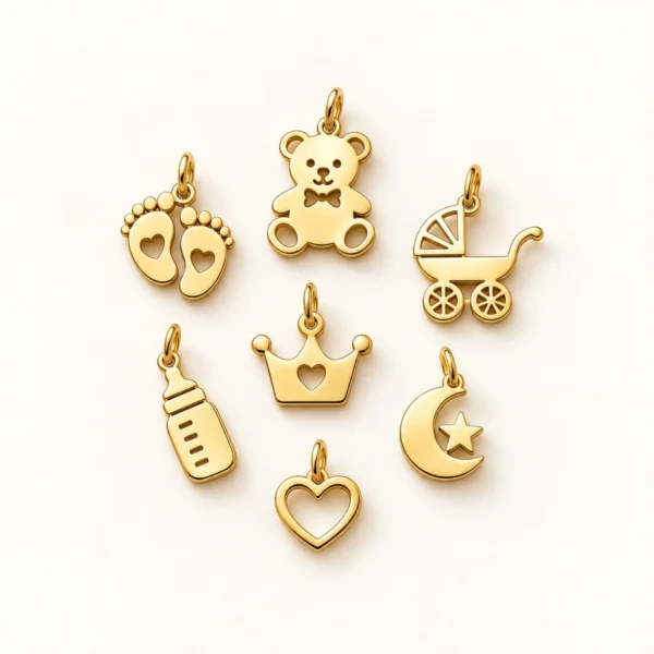 NJ-CHM-BABY-01 Laser Cut Baby Charms