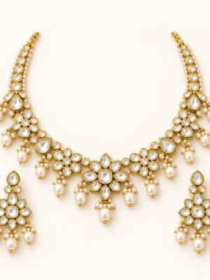 NJ-KUN-SET-01 Kundan & Pearl Sets Collection