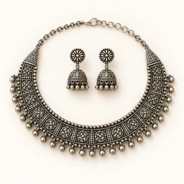 NJ-OXI-COLLECTION-01 Oxidized Silver & German Silver Collection