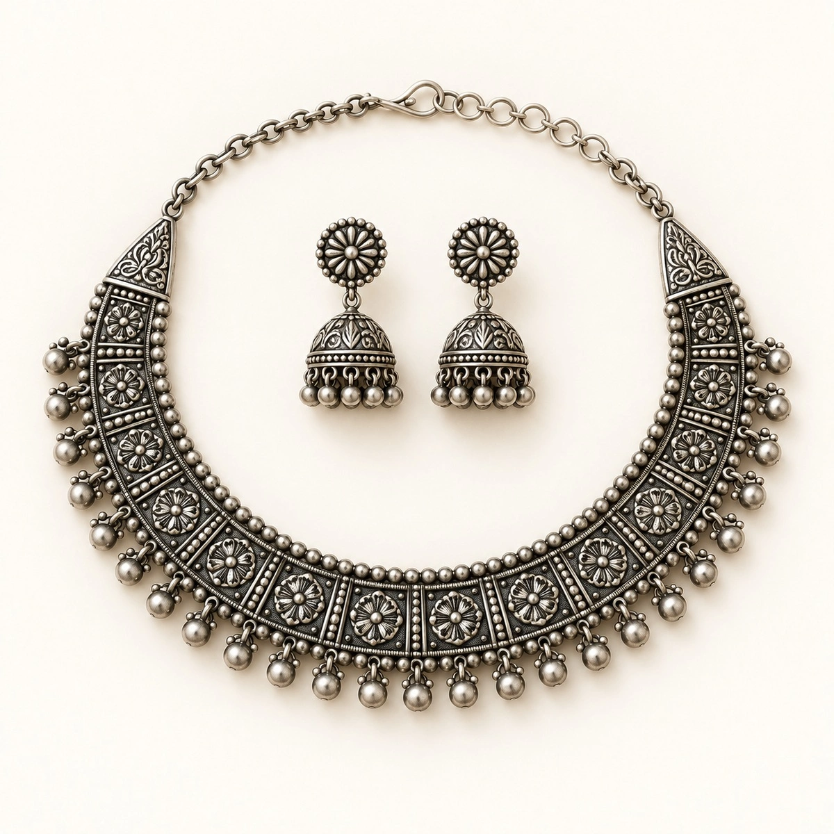 Nirita Oxidized Silver Jewellery