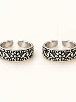 NJ-TOE-OXI-01 Toe Rings - Oxidized