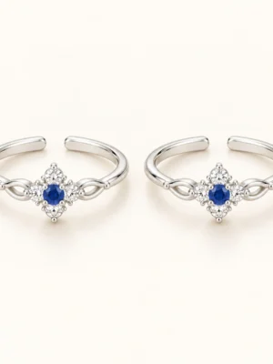 NJ-TOE-STONE-01 Toe Rings - Stone