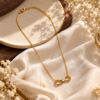 Gold Bow Necklace